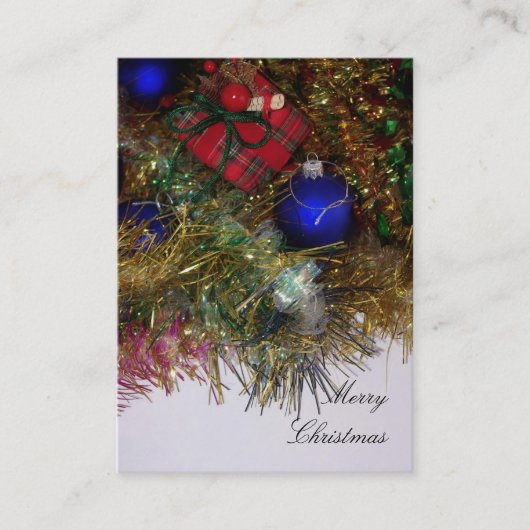 Joyeux Carte de visite de Noël (Devant)