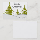 Joyeux Carte de visite de Noël (Devant / Derrière)