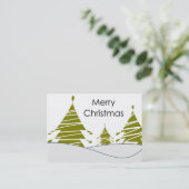 Joyeux Carte de visite de Noël (Debout devant)