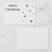 Joyeux Carte de visite de Noël (Devant / Derrière)