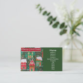 Joyeux Carte de visite de Noël (Debout devant)