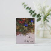 Joyeux Carte de visite de Noël (Debout devant)