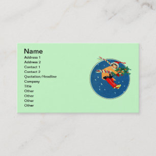 Joyeux Carte de visite de Noël