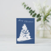 Joyeux Carte de visite de Noël (Debout devant)