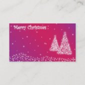 Joyeux Carte de visite de Noël (Dos)