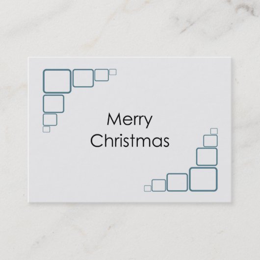 Joyeux Carte de visite de Noël (Devant)