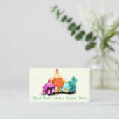 Joyeux Carte de visite des fermiers de ferme de po (Debout devant)