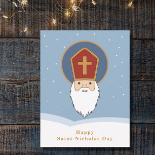 Joyeux carte de vœux de Saint-Nicolas