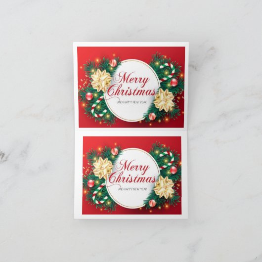 joyeux carte noël (Intérieur)