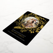 Joyeux Carte photo de couronne de Noël (Rotation)