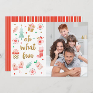 Joyeux Carte photo de famille de Noël