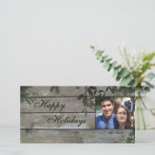 Joyeux Carte photo de famille - Mistletoe Holly (Debout devant)