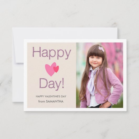 Joyeux Carte photo de la Saint-Valentin (Devant)