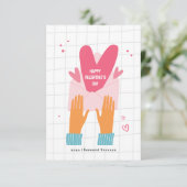 Joyeux Carte photo de la Saint Valentin (Debout devant)