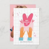 Joyeux Carte photo de la Saint Valentin (Devant / Derrière)