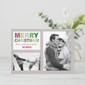 Joyeux Carte photo de Noël (Debout devant)