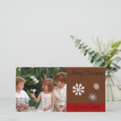 Joyeux Carte photo de Noël (Debout devant)