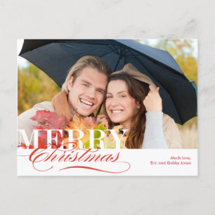 Joyeux Carte photo de Noël