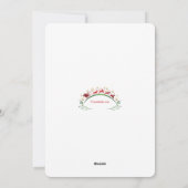 Joyeux Carte photo de Noël (Dos)