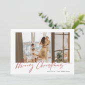 Joyeux Carte photo de Noël (Debout devant)