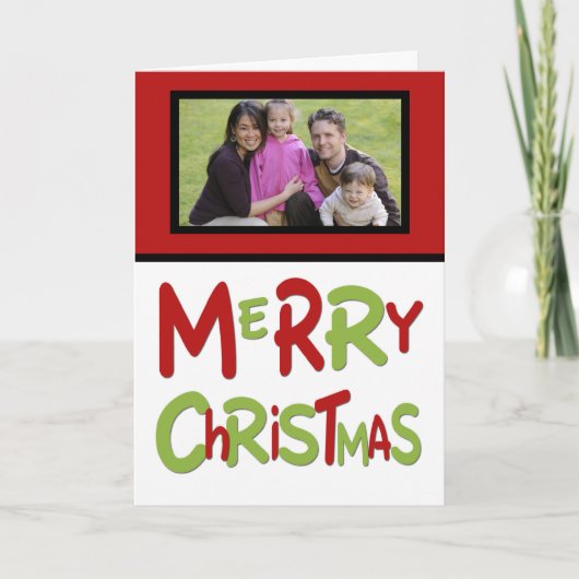 Joyeux Carte photo de Noël (Devant)