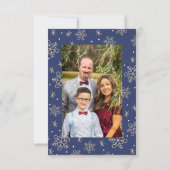 Joyeux carte photo de Noël (Dos)