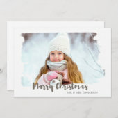 Joyeux Carte photo de Noël (Devant / Derrière)