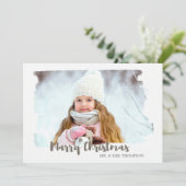 Joyeux Carte photo de Noël (Debout devant)