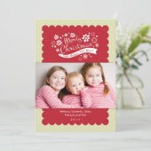 Joyeux Carte photo de Noël (Debout devant)