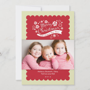Joyeux Carte photo de Noël