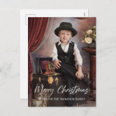 Joyeux Carte photo de Noël (Devant / Derrière)