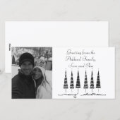 joyeux carte photo de noël (Devant / Derrière)