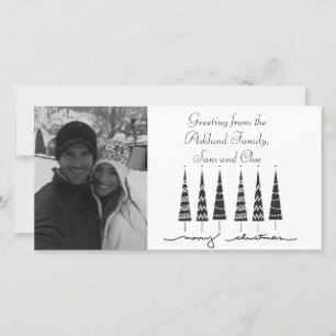 joyeux carte photo de noël