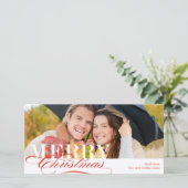 Joyeux Carte photo de Noël (Debout devant)