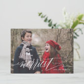 Joyeux Carte photo de Noël (Debout devant)