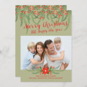 Joyeux Carte photo De Noël (Devant / Derrière)