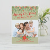 Joyeux Carte photo De Noël (Debout devant)