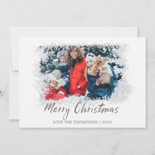 Joyeux Carte photo de Noël (Devant)