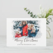 Joyeux Carte photo de Noël (Debout devant)