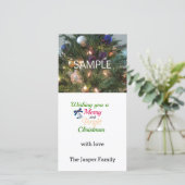 Joyeux Carte photo de Noël (Debout devant)