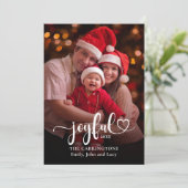 Joyeux Carte photo de Noël (Debout devant)