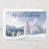 Joyeux Carte photo de Noël (Devant / Derrière)