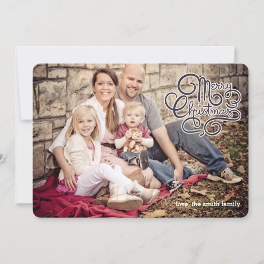 Joyeux Carte photo de Noël (Devant)