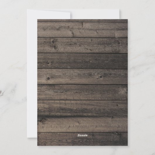 Joyeux Carte photo de Noël avec couronne de Noël (Dos)