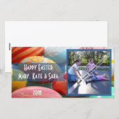 Joyeux Carte photo de Pâques (Devant / Derrière)