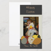Joyeux Carte photo de Pâques (Devant / Derrière)