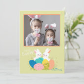 Joyeux Carte photo de Pâques (Debout devant)