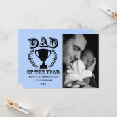 Joyeux Carte photo de première Fête des pères (Devant/Arrière en situation)