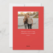 Joyeux Carte photo de typographie de vacances colo (Dos)