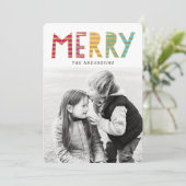 Joyeux Carte photo de vacances (Debout devant)